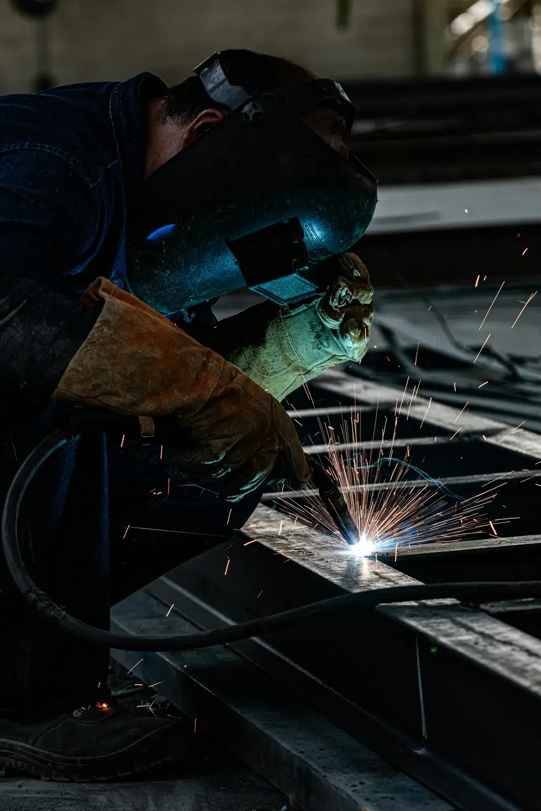 Hands-on welding practice